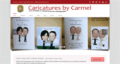Desktop Screenshot of caricaturesbycarmel.com